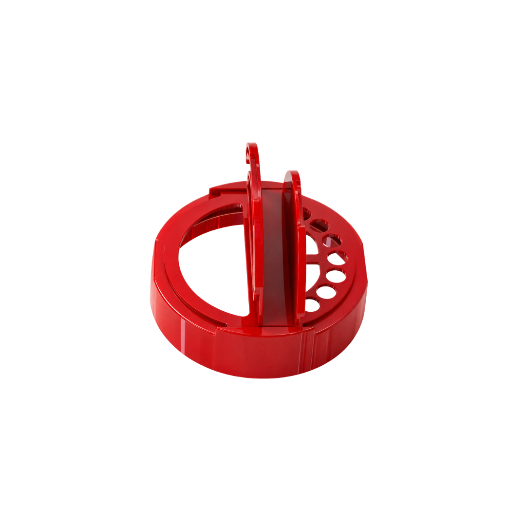 TAPA CIL. 38 MM ESPECIERA ROJA